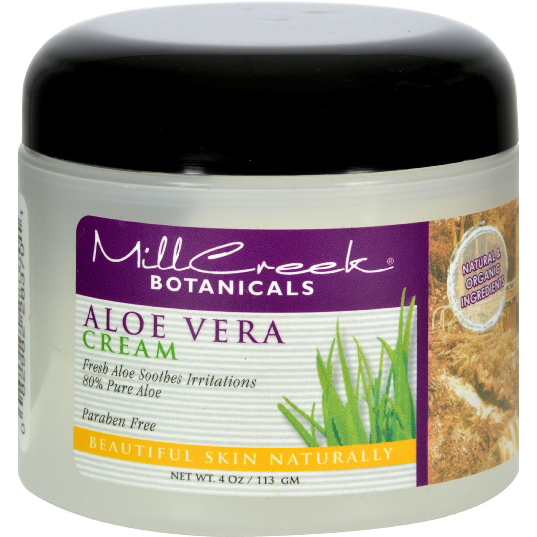 Mill Creek Aloe Vera Cream - 4 Oz - Maras Green